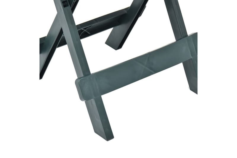 Hopfällbart Trädgårdsbord grön 45x43x50 cm plast - Grön - Utemöbler - Utebord & trädgårdsbord - Matbord utomhus
