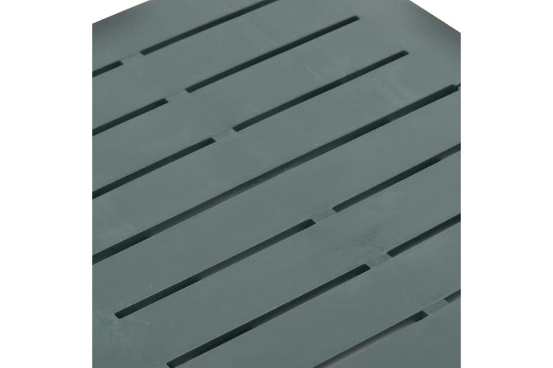 Hopfällbart Trädgårdsbord grön 45x43x50 cm plast - Grön - Utemöbler - Utebord & trädgårdsbord - Matbord utomhus