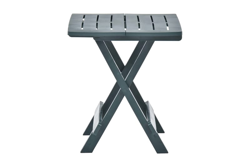 Hopfällbart Trädgårdsbord grön 45x43x50 cm plast - Grön - Utemöbler - Utebord & trädgårdsbord - Matbord utomhus