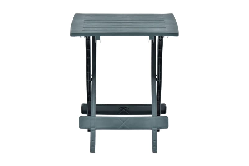 Hopfällbart Trädgårdsbord grön 45x43x50 cm plast - Grön - Utemöbler - Utebord & trädgårdsbord - Matbord utomhus