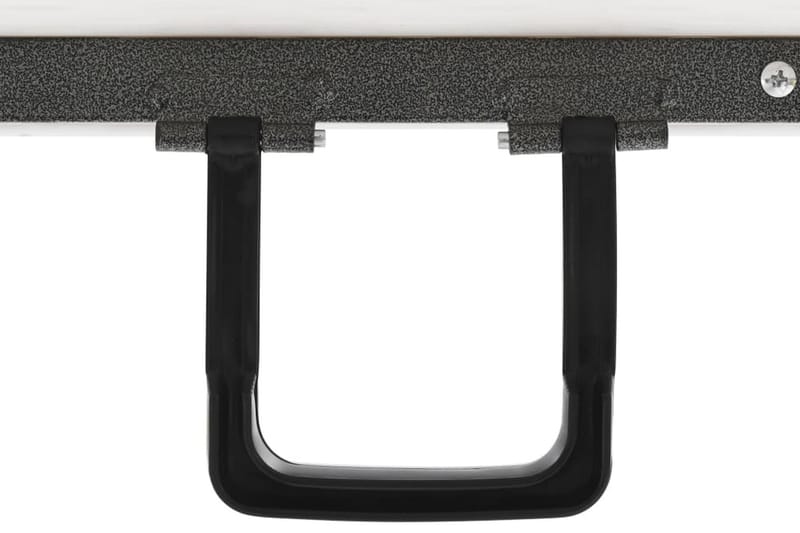 Hopfällbart Trädgårdsbord vit 180x72x72 cm HDPE - Vit - Utemöbler - Utebord & trädgårdsbord - Matbord utomhus