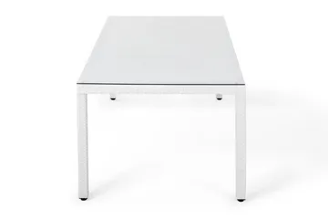 Italy Trädgårdsbord 220 cm - Vit - Utemöbler - Utebord & trädgårdsbord - Matbord utomhus