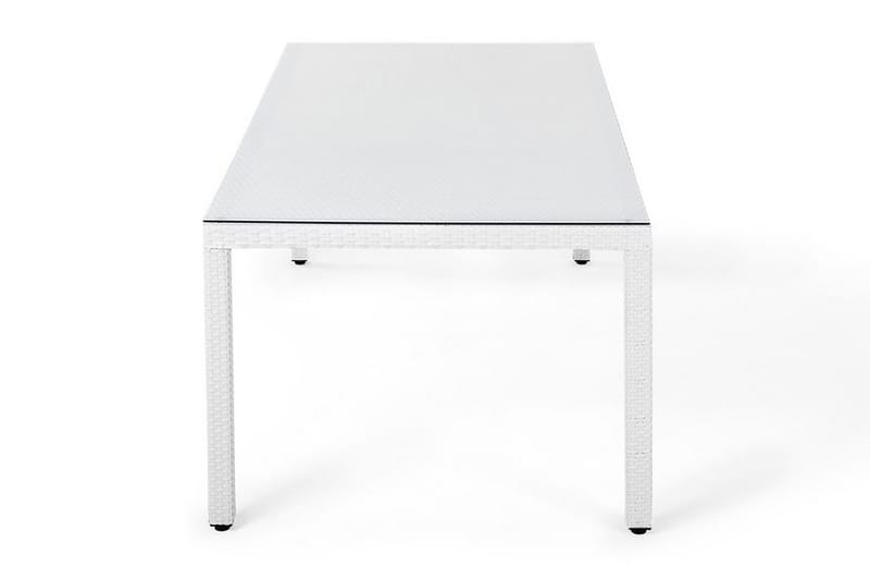 Italy Trädgårdsbord 220 cm - Vit - Utemöbler - Utebord & trädgårdsbord - Matbord utomhus