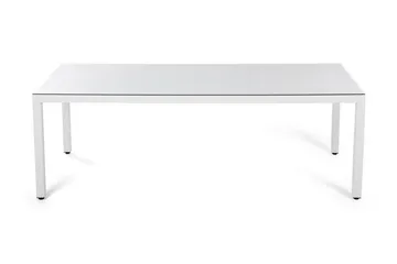 Italy Trädgårdsbord 220 cm - Vit - Utemöbler - Utebord & trädgårdsbord - Matbord utomhus
