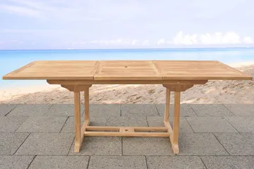 Java Trädgårdsbord 220 cm - Trä/Natur - Utemöbler - Utebord & trädgårdsbord - Matbord utomhus