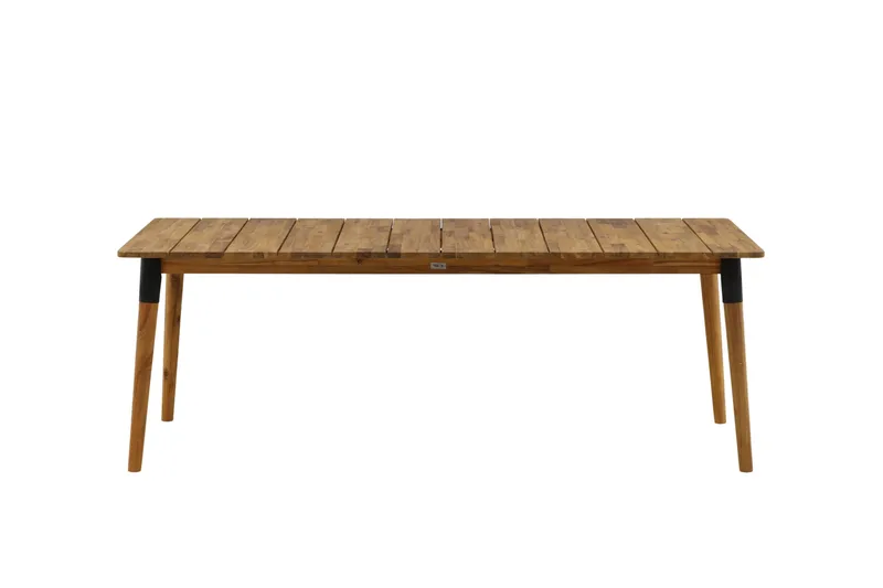 Julian Matbord Utomhus 210 cm - Svart/Brun - Utemöbler - Utebord & trädgårdsbord - Matbord utomhus