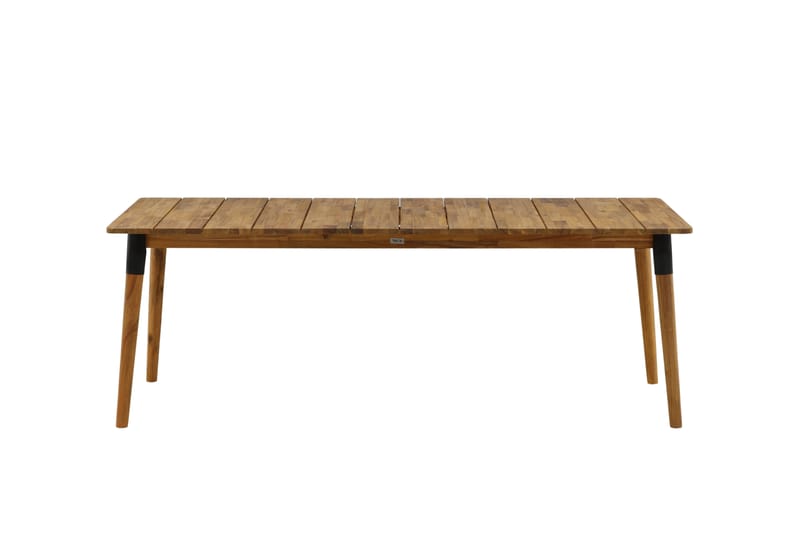 Julian Matbord Utomhus 210 cm - Svart/Brun - Utemöbler - Utebord & trädgårdsbord - Matbord utomhus