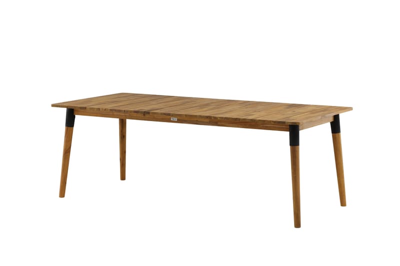 Julian Matbord Utomhus 210 cm - Svart/Brun - Utemöbler - Utebord & trädgårdsbord - Matbord utomhus