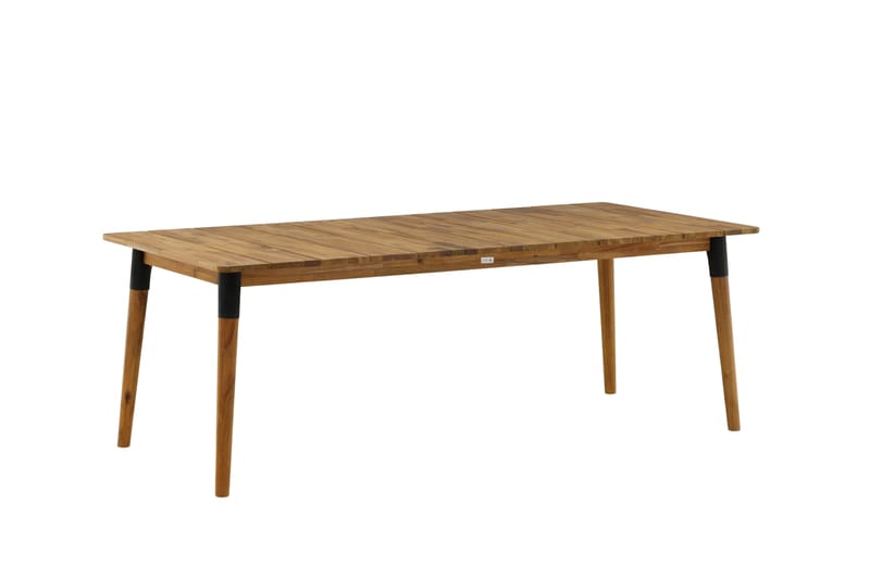 Julian Matbord Utomhus 210 cm - Svart/Brun - Utemöbler - Utebord & trädgårdsbord - Matbord utomhus