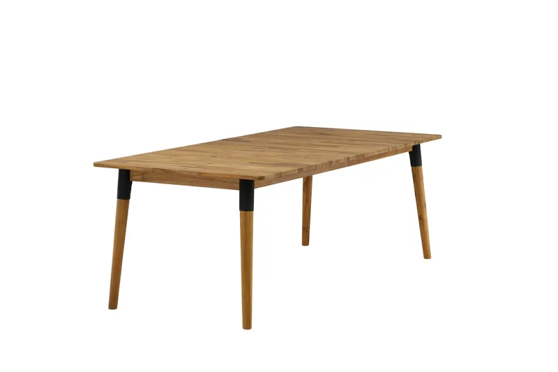 Julian Matbord Utomhus 210 cm - Svart/Brun - Utemöbler - Utebord & trädgårdsbord - Matbord utomhus