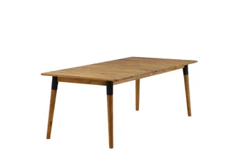 Julian Matbord Utomhus 210 cm - Svart/Brun - Utemöbler - Utebord & trädgårdsbord - Matbord utomhus