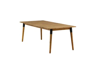 Julian Matbord Utomhus 210 cm - Svart/Brun - Utemöbler - Utebord & trädgårdsbord - Matbord utomhus