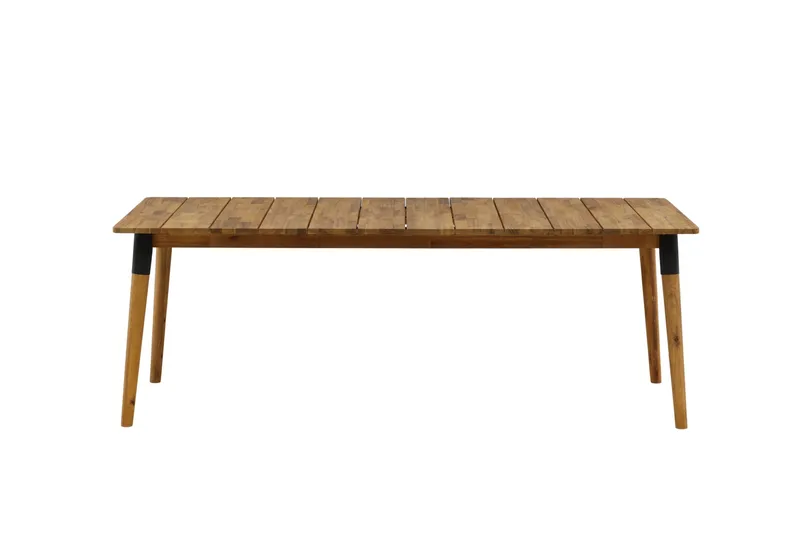 Julian Matbord Utomhus 210 cm - Svart/Brun - Utemöbler - Utebord & trädgårdsbord - Matbord utomhus