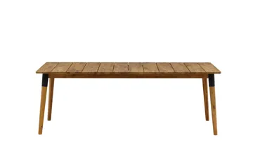 Julian Matbord Utomhus 210 cm - Svart/Brun - Utemöbler - Utebord & trädgårdsbord - Matbord utomhus