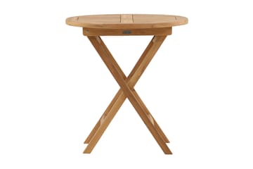 Kenya Cafébord Rund Ø70 cm - Beige - Utemöbler - Utebord & trädgårdsbord - Matbord utomhus