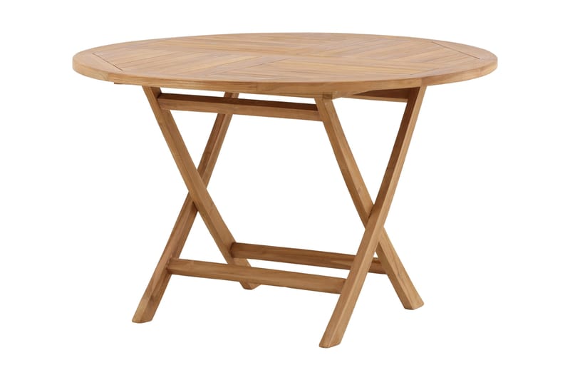 Kenya Matbord Utomhus Rund Ø120 cm - Beige - Utemöbler - Utebord & trädgårdsbord - Matbord utomhus