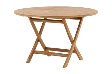 Kenya Matbord Utomhus Rund Ø120 cm - Beige - Utemöbler - Utebord & trädgårdsbord - Matbord utomhus