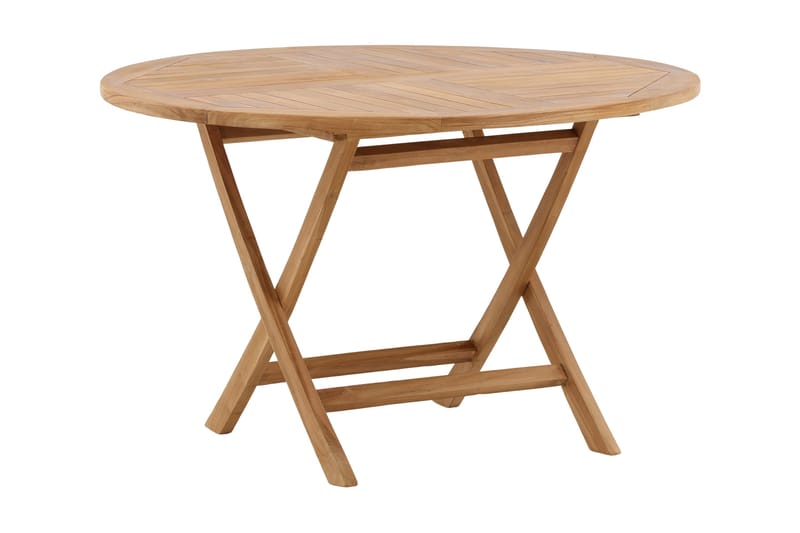 Kenya Matbord Utomhus Rund Ø120 cm - Beige - Utemöbler - Utebord & trädgårdsbord - Matbord utomhus