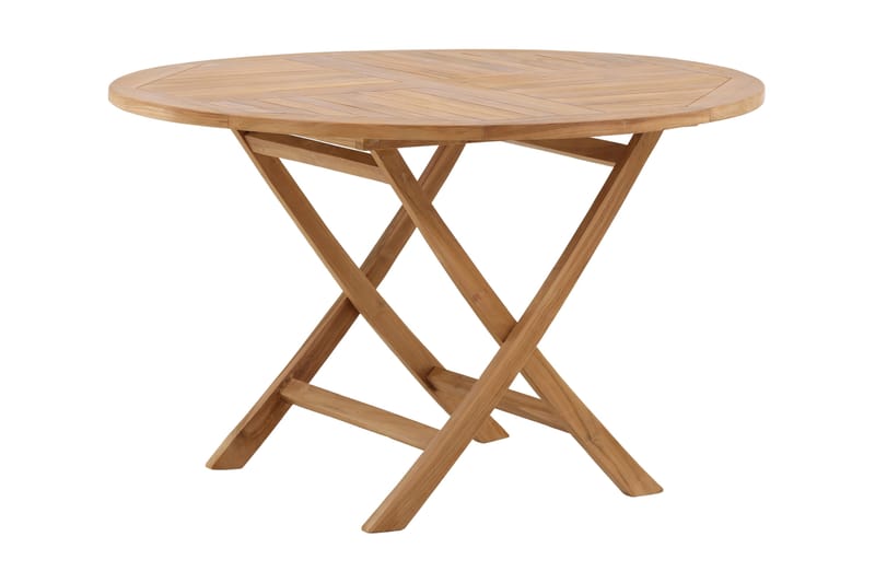 Kenya Matbord Utomhus Rund Ø120 cm - Beige - Utemöbler - Utebord & trädgårdsbord - Matbord utomhus