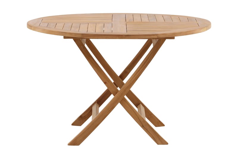 Kenya Matbord Utomhus Rund Ø120 cm - Beige - Utemöbler - Utebord & trädgårdsbord - Matbord utomhus