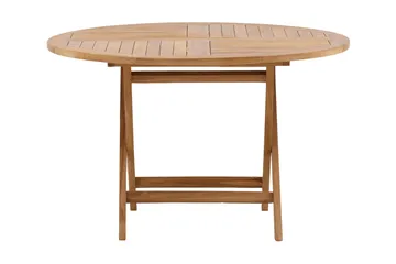 Kenya Matbord Utomhus Rund Ø120 cm - Beige - Utemöbler - Utebord & trädgårdsbord - Matbord utomhus