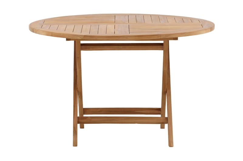 Kenya Matbord Utomhus Rund Ø120 cm - Beige - Utemöbler - Utebord & trädgårdsbord - Matbord utomhus