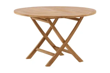 Kenya Matbord Utomhus Rund Ø120 cm - Beige - Utemöbler - Utebord & trädgårdsbord - Matbord utomhus