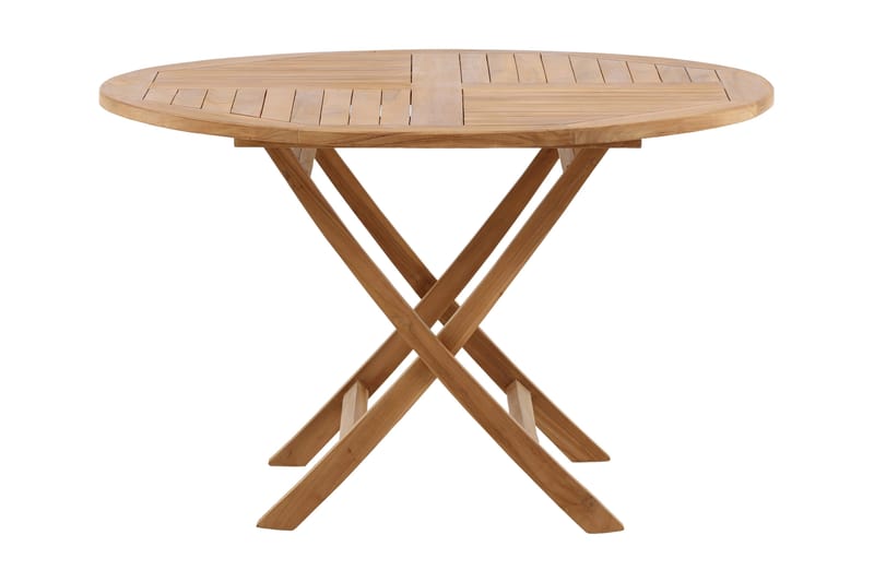 Kenya Matbord Utomhus Rund Ø120 cm - Beige - Utemöbler - Utebord & trädgårdsbord - Matbord utomhus