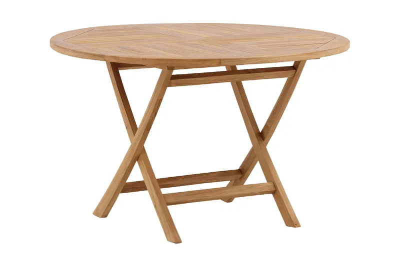 Kenya Matbord Utomhus Rund Ø120 cm - Beige - Utemöbler - Utebord & trädgårdsbord - Matbord utomhus