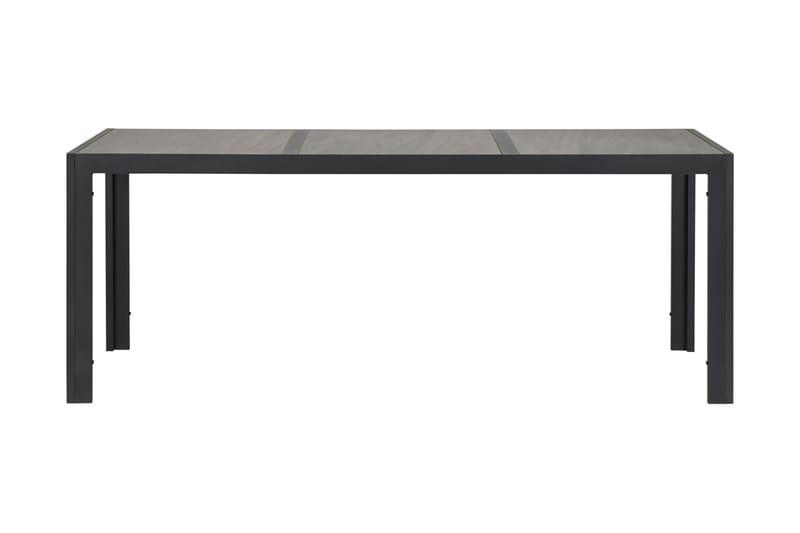 Kenys Matbord 90x195 cm - Grå/svart - Matbord utomhus