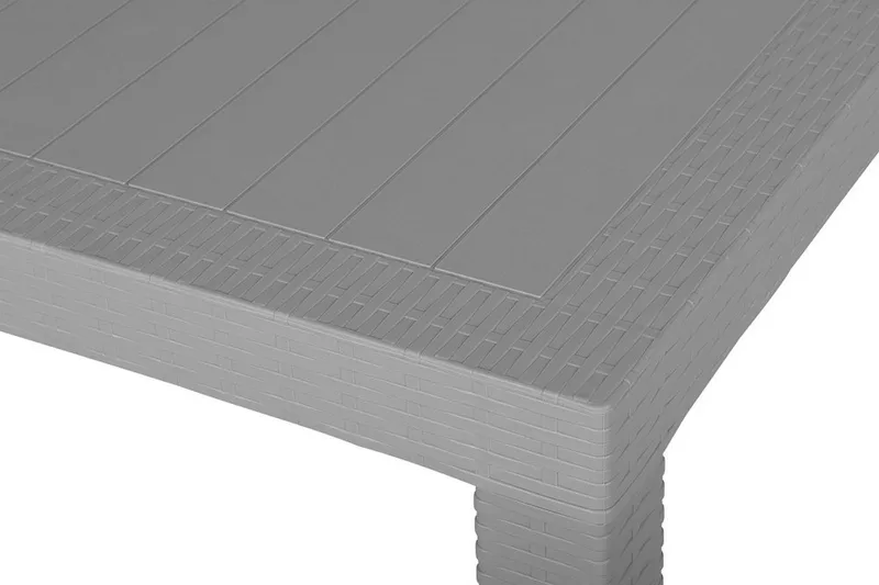 Knockytoul Trädgårdsbord 140x80 cm - Grå - Utemöbler - Utebord & trädgårdsbord - Matbord utomhus