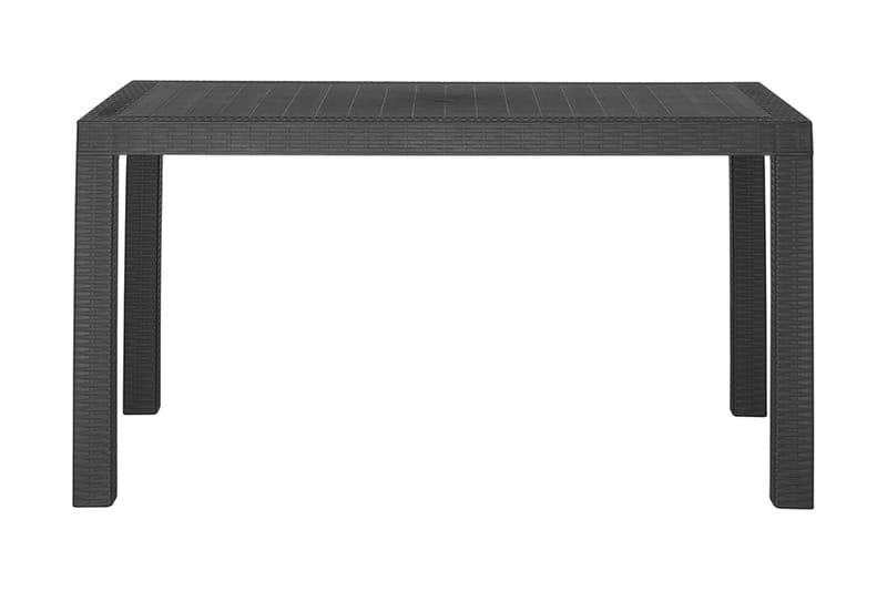 Knockytoul Trädgårdsbord 140x80 cm - Svart - Utemöbler - Utebord & trädgårdsbord - Matbord utomhus