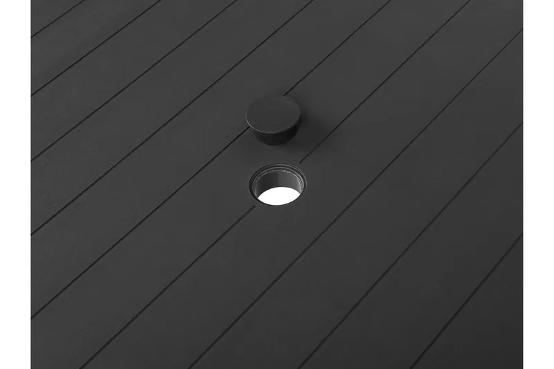 Knockytoul Trädgårdsbord 80x80 cm - Svart - Utemöbler - Utebord & trädgårdsbord - Matbord utomhus