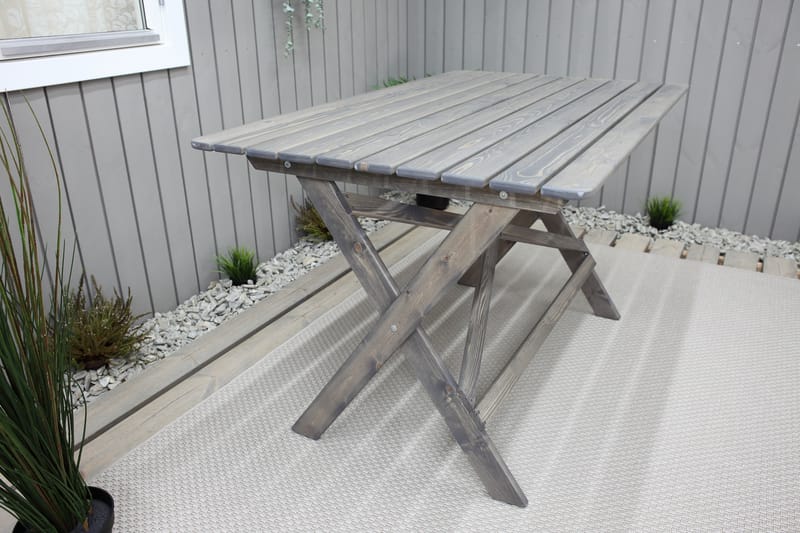 Larios Matbord Utomhus 126 cm - Grå - Utemöbler - Utebord & trädgårdsbord - Matbord utomhus