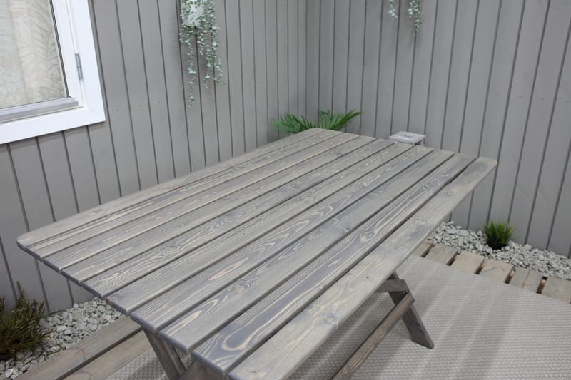 Larios Matbord Utomhus 126 cm - Grå - Utemöbler - Utebord & trädgårdsbord - Matbord utomhus