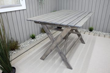 Larios Matbord Utomhus 126 cm - Grå - Utemöbler - Utebord & trädgårdsbord - Matbord utomhus