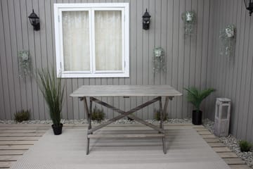 Larios Matbord Utomhus 126 cm - Grå - Utemöbler - Utebord & trädgårdsbord - Matbord utomhus