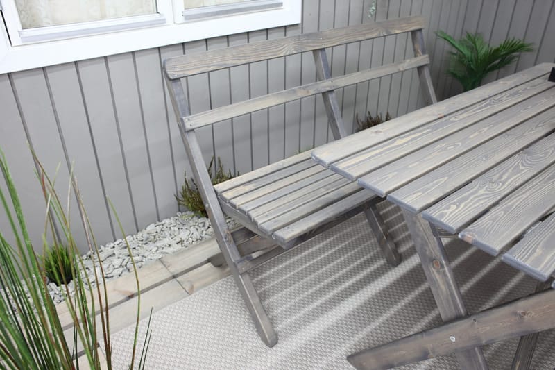 Larios Matbord Utomhus 126 cm - Grå - Utemöbler - Utebord & trädgårdsbord - Matbord utomhus