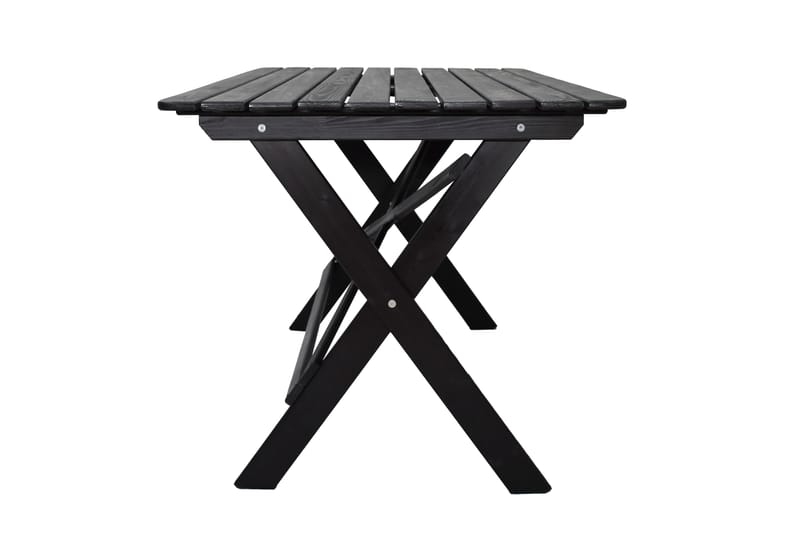 Larios Matbord Utomhus 126 cm - Svart - Utemöbler - Utebord & trädgårdsbord - Matbord utomhus