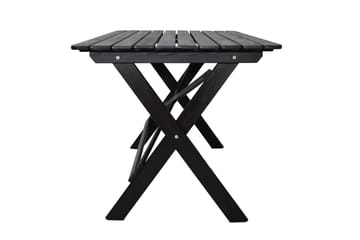 Larios Matbord Utomhus 126 cm - Svart - Utemöbler - Utebord & trädgårdsbord - Matbord utomhus
