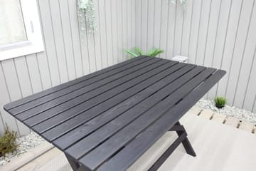 Larios Matbord Utomhus 126 cm - Svart - Utemöbler - Utebord & trädgårdsbord - Matbord utomhus