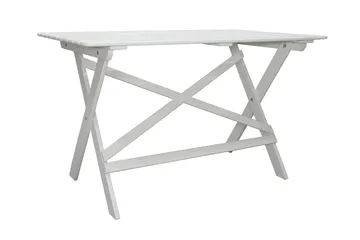Larios Matbord Utomhus 126 cm - Vit - Utemöbler - Utebord & trädgårdsbord - Matbord utomhus