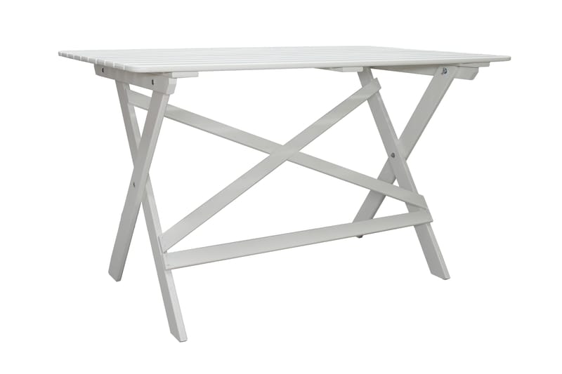 Larios Matbord Utomhus 126 cm - Vit - Utemöbler - Utebord & trädgårdsbord - Matbord utomhus