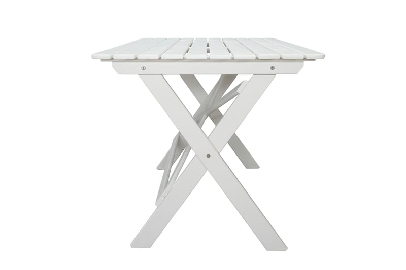 Larios Matbord Utomhus 126 cm - Vit - Utemöbler - Utebord & trädgårdsbord - Matbord utomhus