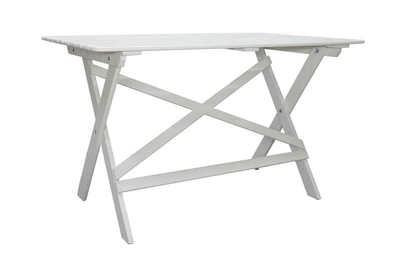 Larios Matbord Utomhus 126 cm - Vit - Utemöbler - Utebord & trädgårdsbord - Matbord utomhus