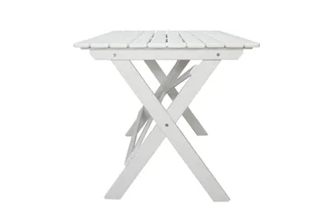 Larios Matbord Utomhus 126 cm - Vit - Utemöbler - Utebord & trädgårdsbord - Matbord utomhus
