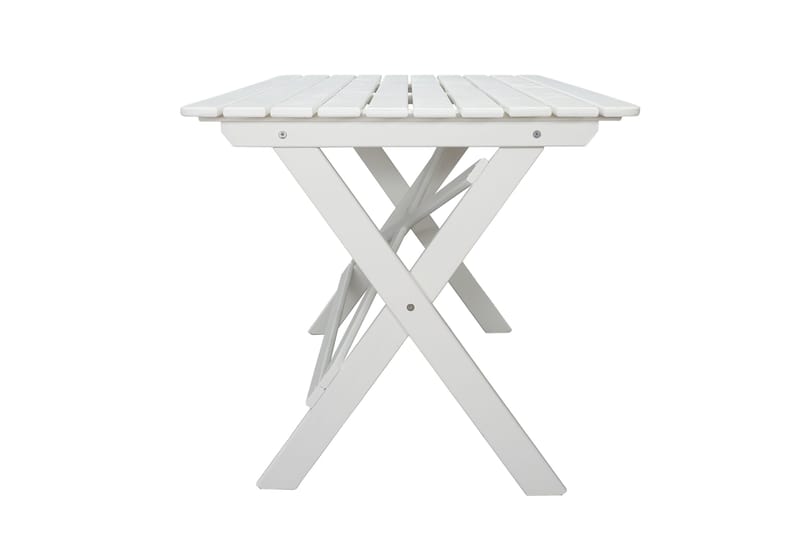 Larios Matbord Utomhus 126 cm - Vit - Utemöbler - Utebord & trädgårdsbord - Matbord utomhus