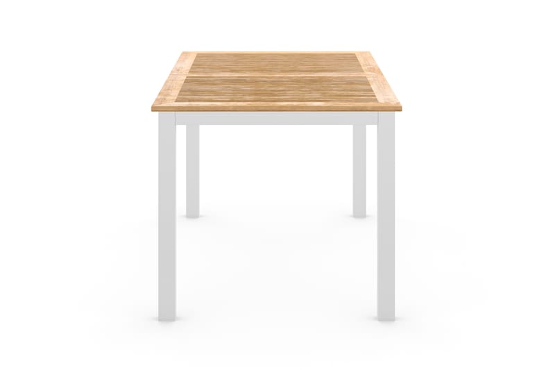 Las Vegas Matbord Utomhus Förlängningsbart 152-210x90 cm - Teak/Vit - Utemöbler - Utebord & trädgårdsbord - Matbord utomhus
