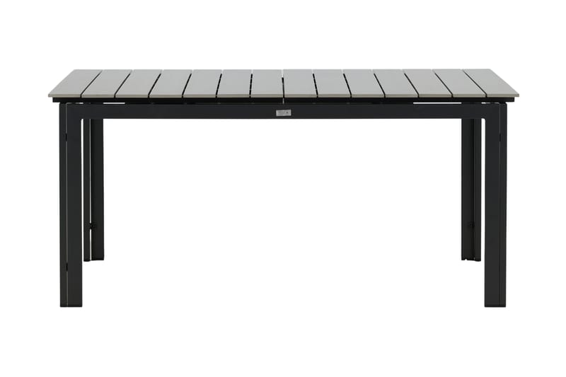 Levels Förlängningsbart Matbord Utomhus 160-240 cm Grå/Svart - Venture Home - Utemöbler - Utebord & trädgårdsbord - Matbord utomhus