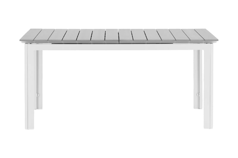 Levels Förlängningsbart Matbord Utomhus 160-240 cm - Vit/Grå - Utemöbler - Utebord & trädgårdsbord - Matbord utomhus